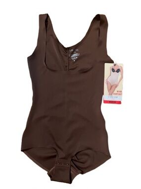 NWT STRM LINE Shapewear WYOB Bodysuit in Dark Brown Size Medium